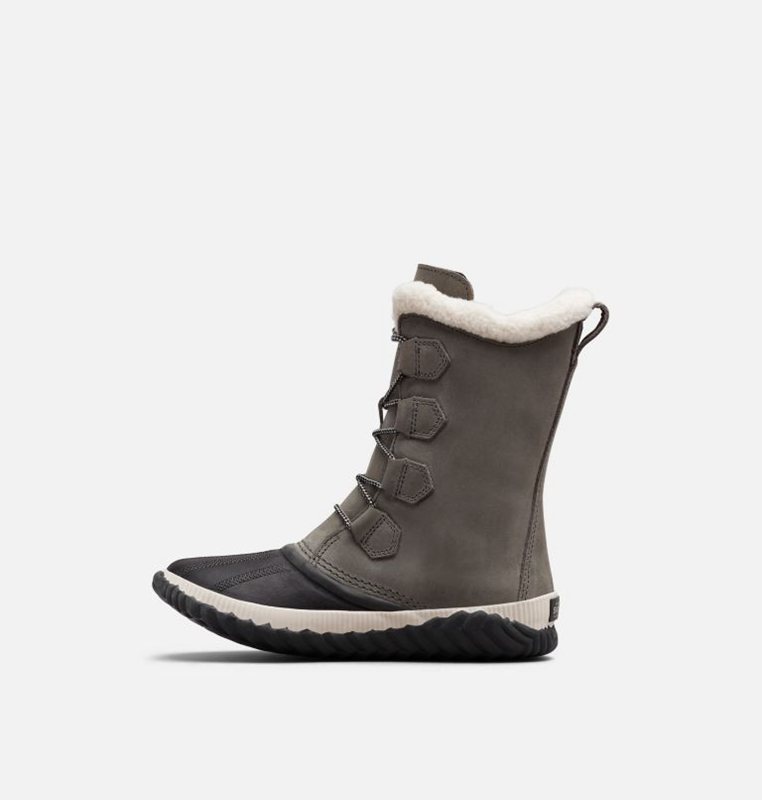 Botas Nieve Sorel Mujer - Out N About™ Plus Tall Duck Bajas Gris/Negras - 42830-PTLO